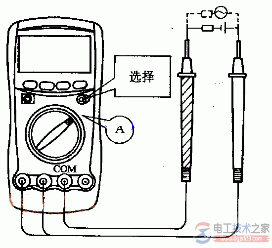 数字万用表怎么测电流 数字万用表测量电流的步骤 电工天下